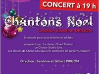 "Chantons Noël", concert gratuit organisé par Accordéons musiques et chants samedi 16 décembre à Châtenoy le Royal. C'est ce soir