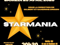 "STARMANIA" c'est vendredi 24 avril et samedi 25 avril à 20h30 salle des fêtes Maurice Ravel à Châtenoy le Royal.