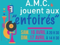 L’association ̏Accordéons Musiques et Chants˝ joue aux enfoirés samedi 16 avril à 20h30 et dimanche 17 avril à 14h30 à la salle des fêtes de Châtenoy le Royal.