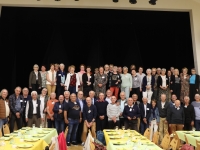 Les anciens châtenoyens adhérents à l’association "47/51" réunis en assemblée générale à la salle des fêtes Maurice Ravel. 