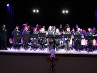 L’Harmonie de Chagny en première partie du concert organisé par la "Banda Desperados" à Châtenoy le Royal.