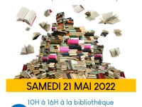 1€ le livre, c'est le prix à payer à la bourse aux livres organisée par la Bibliothèque municipale de Châtenoy le Royal samedi 21 mai de 10h00 à 16h00.