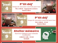 CCAS Châtenoy le Royal : Animations de décembre 2025