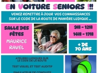 Châtenoy le Royal : "En Voiture Séniors !!!" Venez le mardi 16 septembre remettre vos connaissances à jour sur le code de la route.
