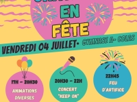 La fête de Châtenoy aura lieu le 4 juillet prochain gymnase Alain Colas