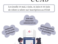 Le CCAS de Châtenoy le Royal ouvre les inscription pour la permanence des Conseillers Numériques France Services