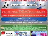 42ème Fête du Football au complexe sportif du Treffort à Châtenoy le Royal les samedi 14 et dimanche 15 juin 2025.