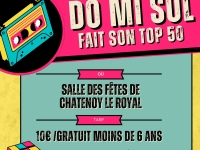 Samedi 1er juillet, DO MI SOL fait son Top 50 salle des fêtes de Châtenoy le Royal 