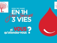 L’amicale des donneurs de sang de Châtenoy le Royal organise une collecte lundi 21 août de 15h30 à 19h20