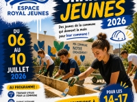 "Viens donner un coup de main et faire bouger ta commune !" le chantier jeune de l'ERJ du 06 au 10 juillet à Châtenoy le Royal.