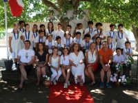 Ecole Berlioz de Châtenoy le Royal : cérémonie de remise des certificats aux élèves de CM2.