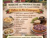 Châtenoy le Royal - Marché à la Ferme Gaec du Grand Coppis samedi 23 mai de 9h00 à 19h00