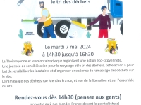 Châtenoy le Royal : La Thoisseyenne d'HLM organise une journée environnement le mardi 7 mai de 14h30 à 16h30.