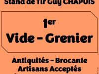 Châtenoy le Royal : le Tir Sportif organise le dimanche 15 septembre prochain son premier vide-grenier sur le parking du stand de tir à partir de 7h00.