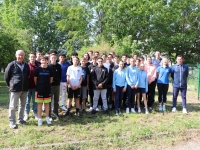 Rencontre des élèves de la section sportive foot du collège Aragon de Châtenoy le Royal avec Franck Raviot entraineur des gardiens de but de l’équipe de France.
