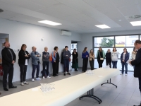 Les élus de Châtenoy le Royal ont reçu les enseignants, les personnels des 3 groupes scolaires et du collège à la salle Rameau.
