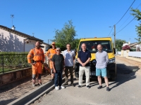 Châtenoy le Royal - Réfection des voiries, les élus font un point sur les travaux.