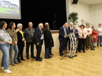 Châtenoy le Royal, commune ambitieuse, dynamique et solidaire selon Vincent Bergeret à la présentation de ses vœux aux nouveaux habitants.