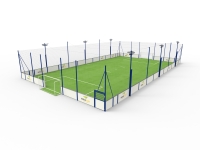 Création d'un terrain Foot5 au stade du Treffort de Châtenoy le Royal.