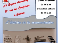  Crissey : Les Amis de Crissiacum organisent leurs journées du patrimoine le samedi 20 et dimanche 21 septembre à L’Espace Associatif 