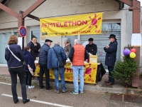 "les Amis de Crissiacum" ont vendu leurs traditionnelles gaufres au profit du Téléthon.