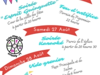 La fête patronale de Crissey commence le vendredi soir 26 Août et se poursuit le samedi 27 et le dimanche 28.