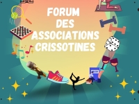 Crissey organise le samedi  9 septembre de 9h30 à 12h00 le forum des associations crissotines.