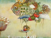 Cluny - EXposition peintures d'Olympe Debarnot