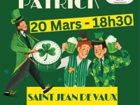 Saint Jean de Vaux : Les conscrits organisent la Saint Patrick le 20 mars à 18h30 .