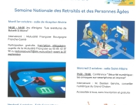 Fontaines : Programme des animations pour la semaine bleue du 30 septembre au 6 octobre 2024