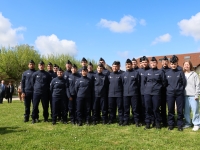 Baptême de la deuxième promotion des cadets de la gendarmerie 71 « MDSC Colin Camille » le 25 avril au Lycée Agricole de Fontaines.