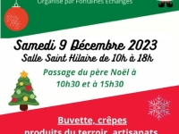 Fontaines, Marché de Noël organisé par Fontaines Echanges le 9 décembre 2023 à la salle St Hilaire de 10h00 à 18h00.