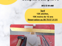 Les bénévoles de Fontaines Patrimoines installent leur atelier à Fontaines pour les trois premiers samedi des mois de juillet , aout et septembre.