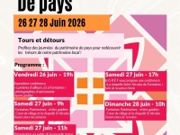 Fontaines - Journées du patrimoine de pays les 26 - 27 et 28 juin
