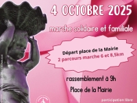 Octobre Rose à Fontaines, c'est samedi 4 octobre, rassemblement place de la mairie à partir de 9h00.