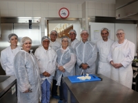 La cuisine de la cantine scolaire de Fragnes La Loyère remise à neuf.