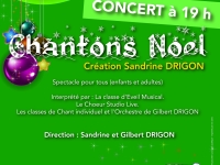 "CHANTONS NOËL", concert samedi 10 décembre à 19h00 à Oslon.