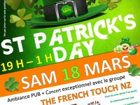 Saint Patrick's Day samedi 18 mars salle polyvalente de Rully de 19h à1h00