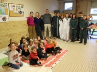 Les élèves de Segpa du collège Pasteur de Saint Rémy ont accueilli les élèves de l'école maternelle Lucie Aubrac.