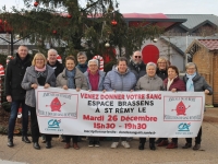 Dernière collecte de sang de l'année 2023 à Saint Rémy le mardi 26 décembre de 15h30 à 19h30 à l'espace Brassens.