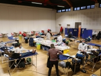 Une collecte de sang à St Rémy aux couleurs de Noël pour les 68 donneurs.