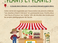 L'association de parents d'élèves "Les Abeilles" de l'école Henri Clément de St Rémy organise une vente de plants et plantes, lundi 5 mai de 14h à 18h.