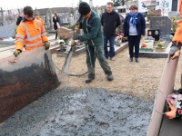 Les travaux d’embellissement du cimetière de Saint Rémy se poursuivent avec la phase de végétalisation.