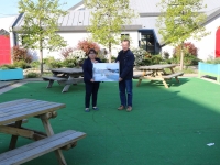 Une pergola de 200 m2 va bientôt recouvrir une partie de la place de la mairie à Saint Rémy.