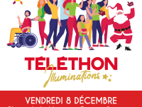 St REMY TELETHON Vendredi 8 Décembre avec Place de la Mairie et Espace Brassens à 17h30 - Illumination du sapin et de 18h-21h - soirée de tous les défis et photo avec le père Noël.