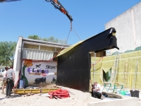 150m2 d’extension pour le gymnase de Saint Rémy.
