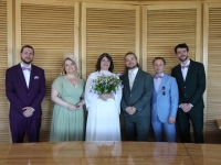 Colin Joubert et Léa Le Naour se sont unis par les liens du mariage en mairie de Saint Rémy.