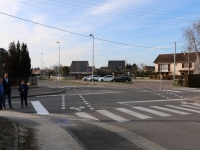Modification de la signalisation au carrefour de l’avenue de l’Europe et de la rue Jacques Briet pour améliorer la sécurité.