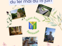 Saint Rémy Patrimoine organise un concours photos " Le patrimoine au printemps" du 1er mai au 15 juin 2026.
