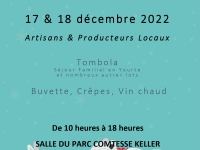 Saint Rémy Environnement fait son marché de Noël samedi 17 et dimanche 18 décembre de 10h00 à 18h00 salle du Parc Comtesse Keller à St Rémy